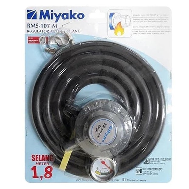 Agar lebih aman, disertai dengan karet datar anti bocor yang dikunci dengan plat besi. REGULATOR RMS 107M | Shopee Indonesia