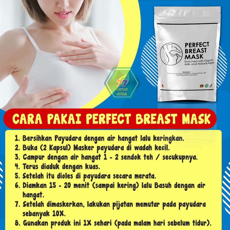 Dijamin keunggulan perfect breast buat payudara : Bisa Cod Perfect Breast Mask Original Bpom Masker Pembesar Pengencang Payudara Shopee Indonesia