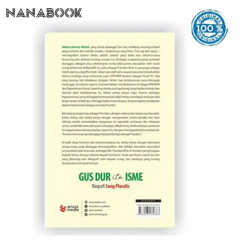 Jual BUKU BIOGRAFI GUS DUR ITU ISME : BIOGRAFI SANG PLURALIS  Indonesia|Shopee Indonesia