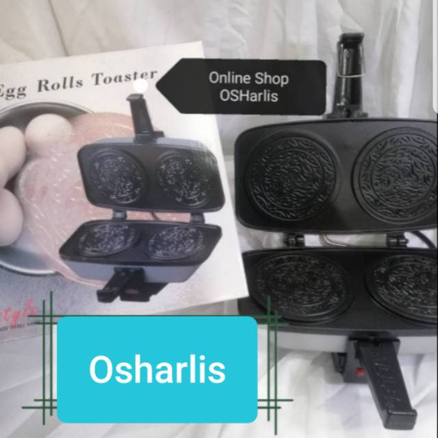 Jual Cetakan kue semprong listrik egg rolls toaster Original Aigle  Indonesia|Shopee Indonesia