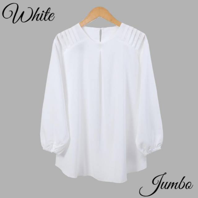 Beli blouse putih model & desain terbaru harga murah 2022 di tokopedia! Jual Atasan Wanita Jumbo Oversized Lanna Blouse Hd278 Indonesia Shopee Indonesia