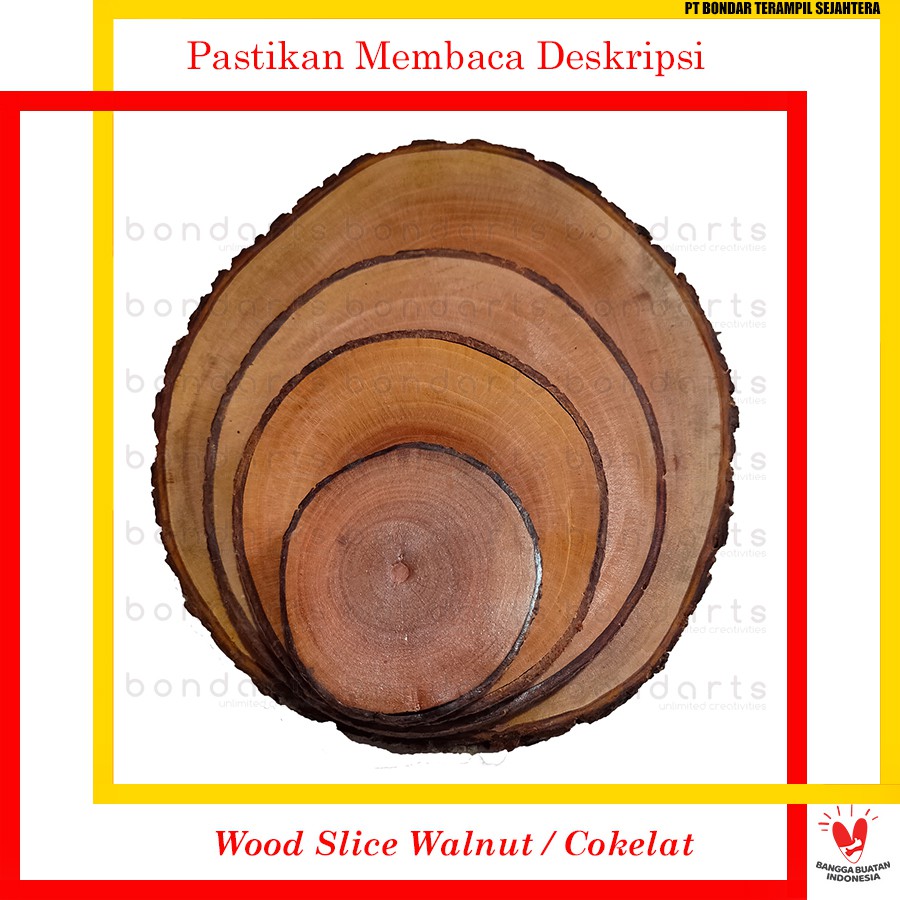 Menurut buku bahasa indonesia kelas viii yang disusun oleh tim kemendikbud pada . Bondarts Wood Slice 31 34 Cm Irisan Kayu Talenan Dekorasi Shopee Indonesia