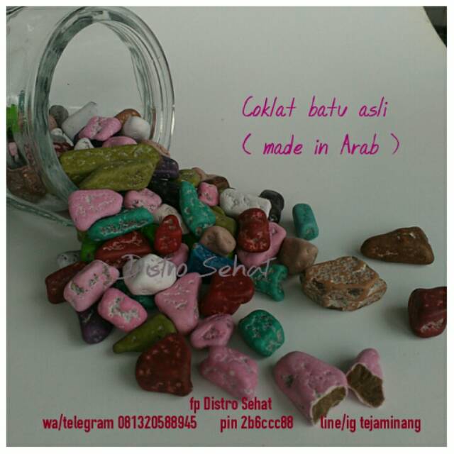 Coklat batu kerikil 100 gr ASLI ARAB, BUKAN kw China | Shopee Indonesia