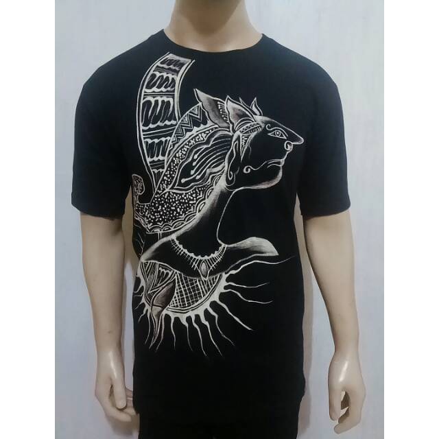 Jual Grosir Kaos Lukis Hitam Putih Motif Wayang Uk.m,L,Xl Indonesia|Shopee Indonesia 640_X_640_jpg
