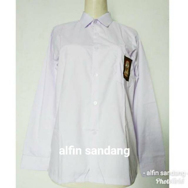 Jual Seragam Sekolah putih panjang SMA/MA kelas : 1.2.3 Indonesia|Shopee  Indonesia