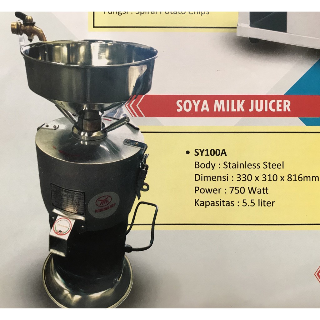 MESIN PEMBUAT SUSU KACANG KEDELAI/ SOYA MILK JUICER/ SOYA MILK MACHINE |  Shopee Indonesia