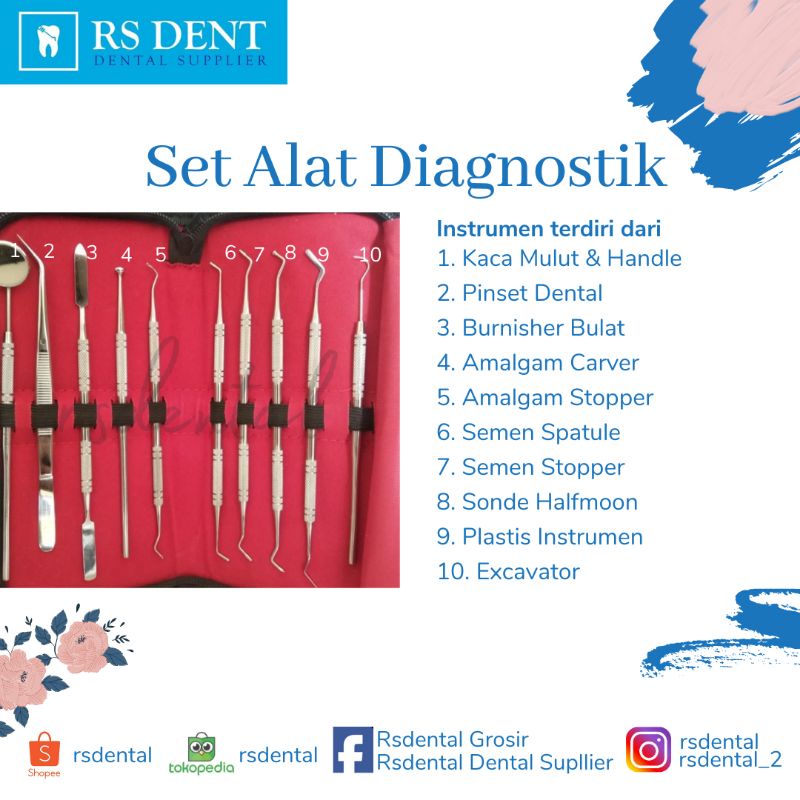 Gigi 2018/2019 ini telah selesai disusun. Jual Set Alat Diagnostik Untuk Kedokteran Gigi Indonesia Shopee Indonesia