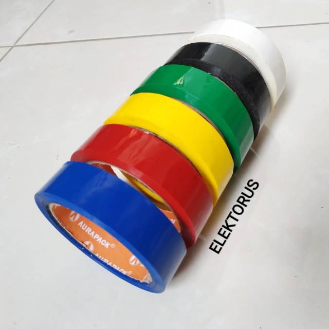Selotip Warna Warni 24mm Isolasi | Shopee Indonesia