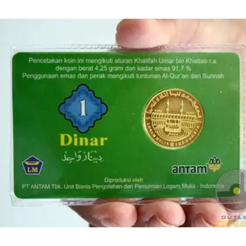 MATA UANG 1 DINAR EMAS SETIFIKAT ANTAM ASLI | Shopee Indonesia