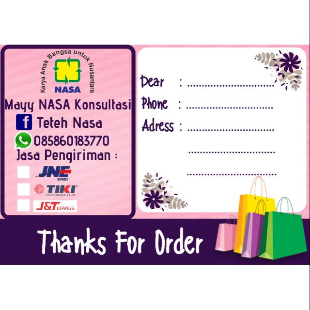 contoh surat cuti sakit kosong. Format Tulisan Kirim Paket Masnurul