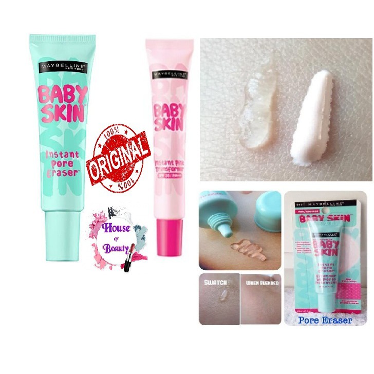 Jadiii, kali ini aku mau sharing tentang maybelline baby skin instant pore eraser. Maybelline Baby Skin Pore Smoother Primer Makeup 22ml Primer Wajah Ringan Mengecilkan Pori Shopee Indonesia