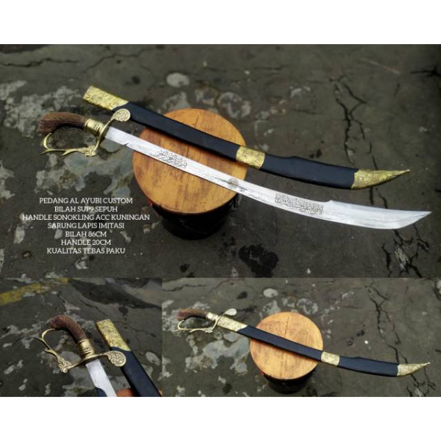PEDANG Al-Ayubi Custom - SLP - Toko Marirah | Shopee Indonesia