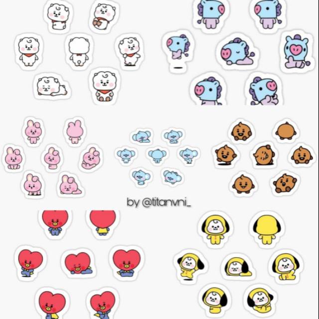 Gambar yang baru selalu diunggah oleh … Jual Baby Bt21 Sticker Shopee Indonesia
