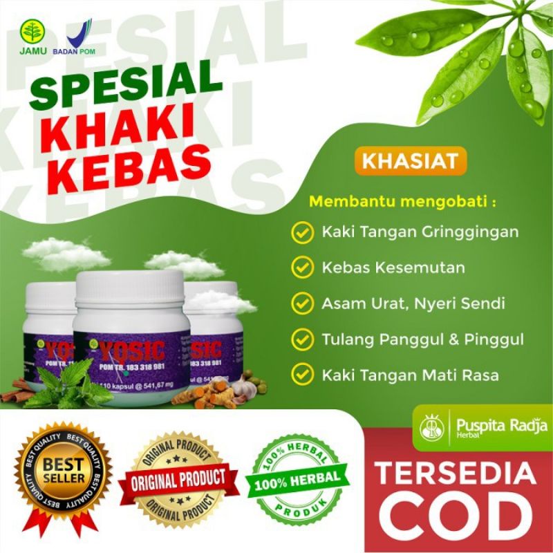 Jual ( BISA COD ) Obat herbal sendi, kebas, kesemutan, Yosic Puspita Radja  Jamu Alami Hasan sabila Indonesia|Shopee Indonesia
