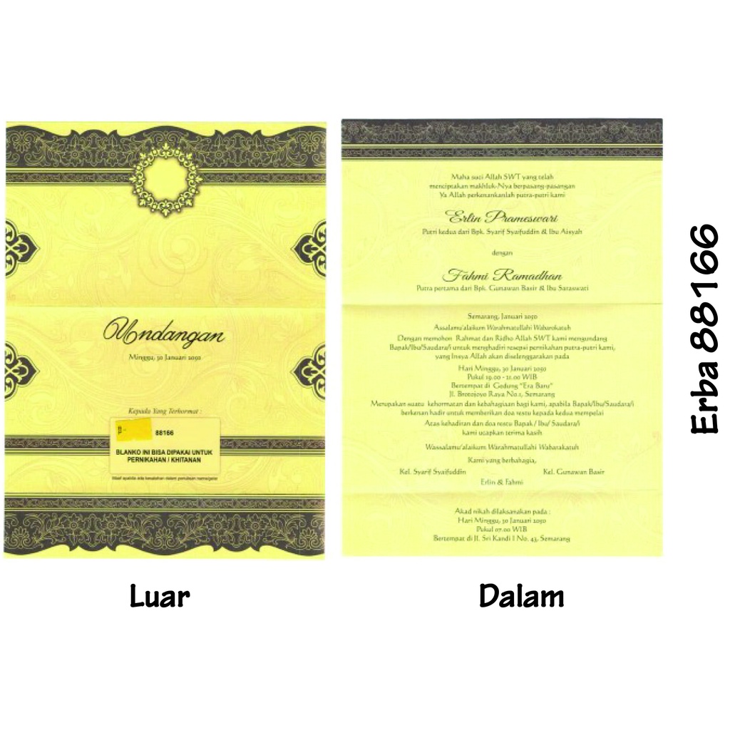 Contoh desain blanko undangan khitanan dan pernikahan erba 88166 unik versi coreldraw, cetak undangan pernikahan di sungai bahar jambi, desain . Undangan Pernikahan Erba 88166 Murah Banyak Bonusnya Shopee Indonesia