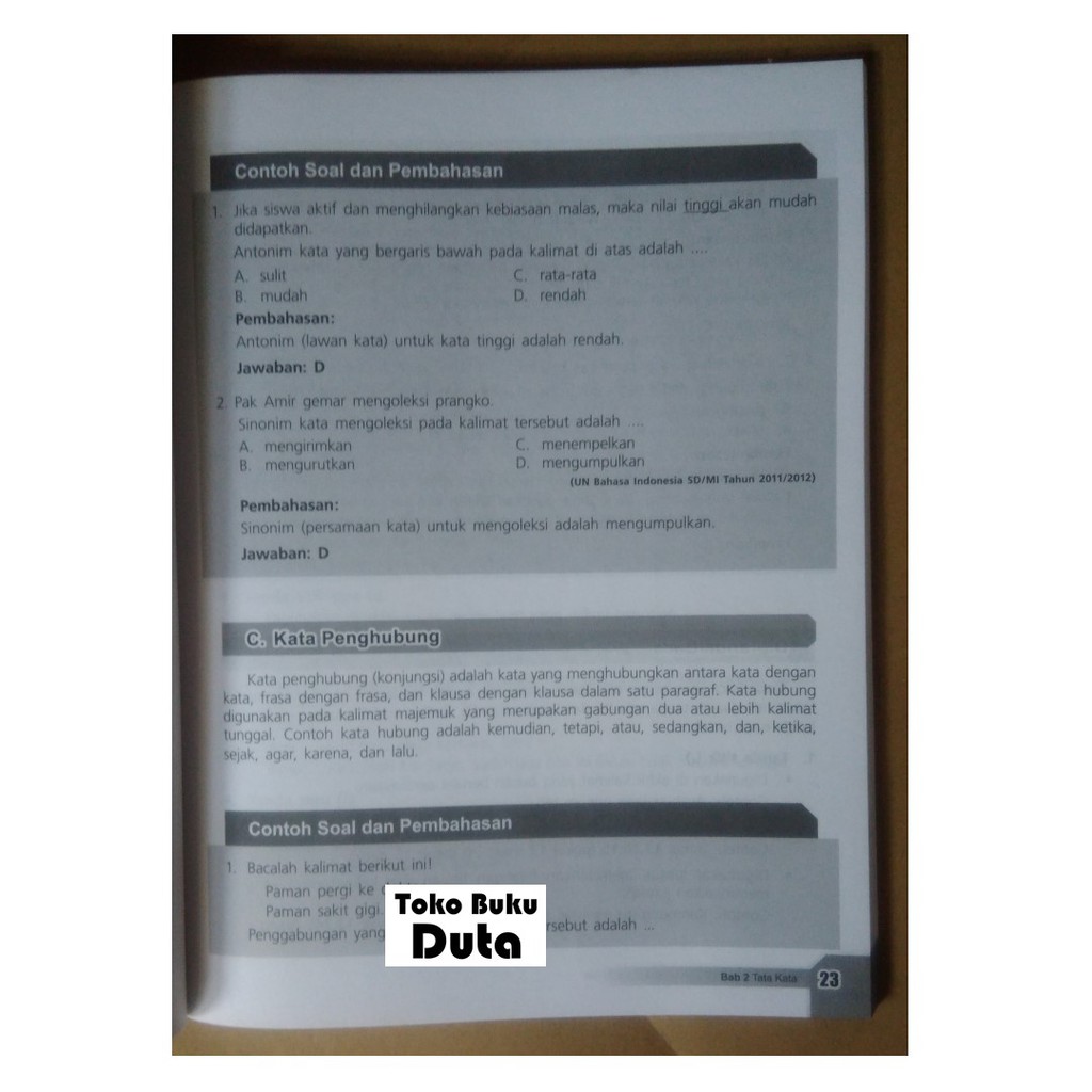 Yang disebut frasa, klausa, dan kalimat, serta penempatan morfem supra. Buku Kumpulan Soal Bahasa Indonesia Sd Shopee Indonesia