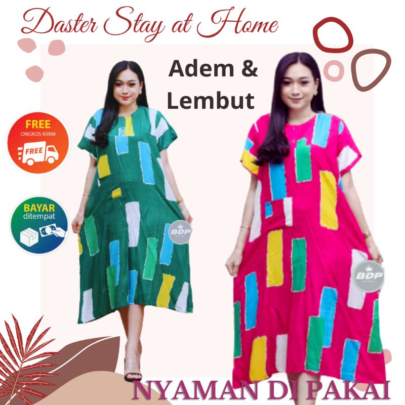 Assortedone size fits all * fabric motif depends on existing stock* mama size available on request. Daster Kekinian Rayon Home Made Lengan Pendek Terbaru Daster Remaja Modern Shopee Indonesia