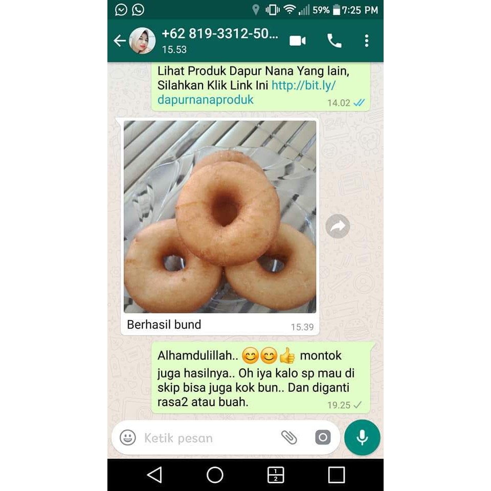 Siapkan loyang dan alasi dengan serbet dapur yang halus dan bersih, beri tepung terigu tipis di atasnya. Magic Donat Kuningan Original Free Resep Donat Kilat Dapur Nana Shopee Indonesia