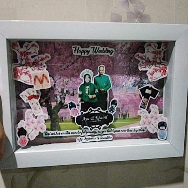Ibride aluminum painting design by rachel convers collection portraits collector 2 art by 5 frams: Promo Diskon Pop Art Frame 3d Kado Wisuda Kado Ultah Kado Wedding Shopee Indonesia