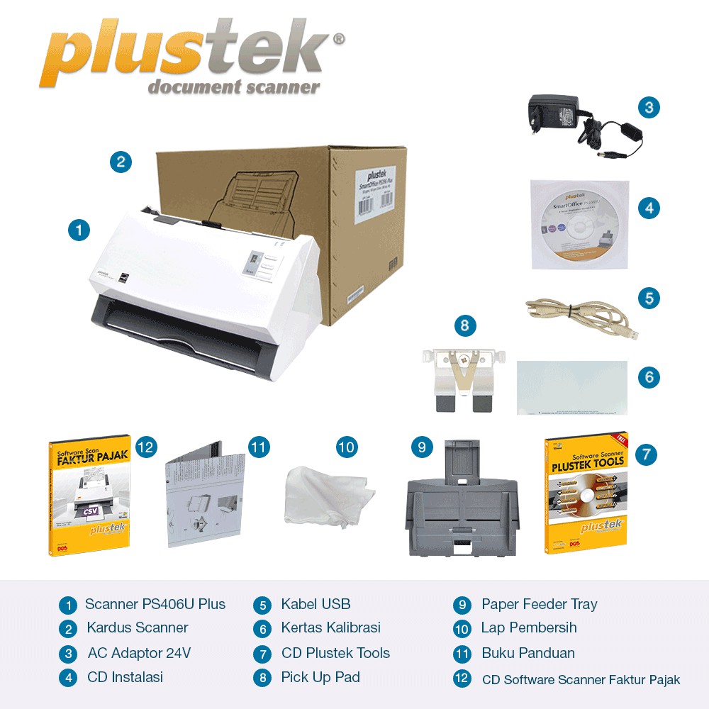 Jual SCANNER FAKTUR PAJAK PS406U PLUS - F4 - 40PPN - ADF Indonesia|Shopee  Indonesia