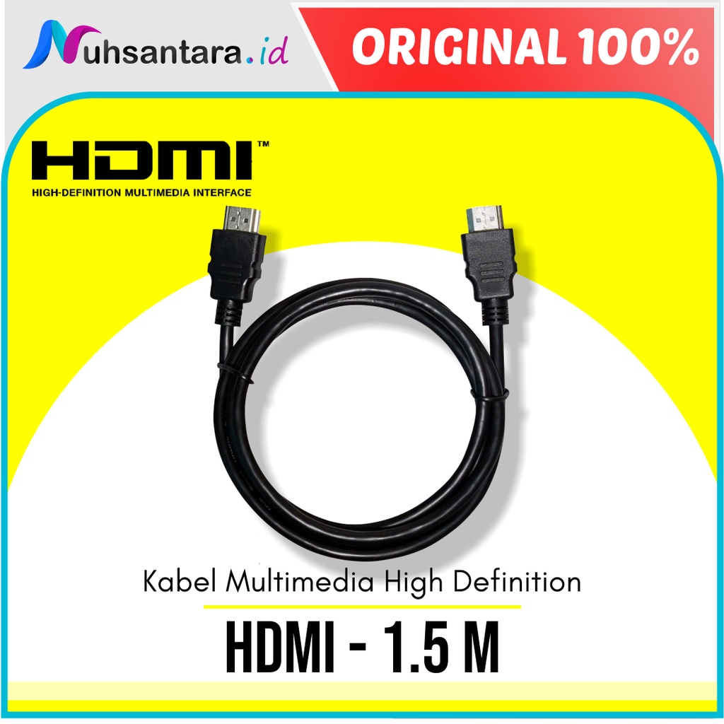 Jual Kabel HDMI 1.5m Cable HDMI 1,5 Meter High Speed Full HD Laptop TV PS3  Indonesia|Shopee Indonesia
