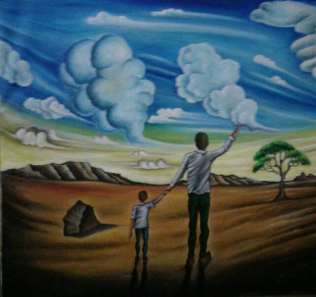 Download now contoh gambar karikatur bertema kemerdekaan. Lukisan Realisme Mudah Digambar - Karya Lukis Indonesia