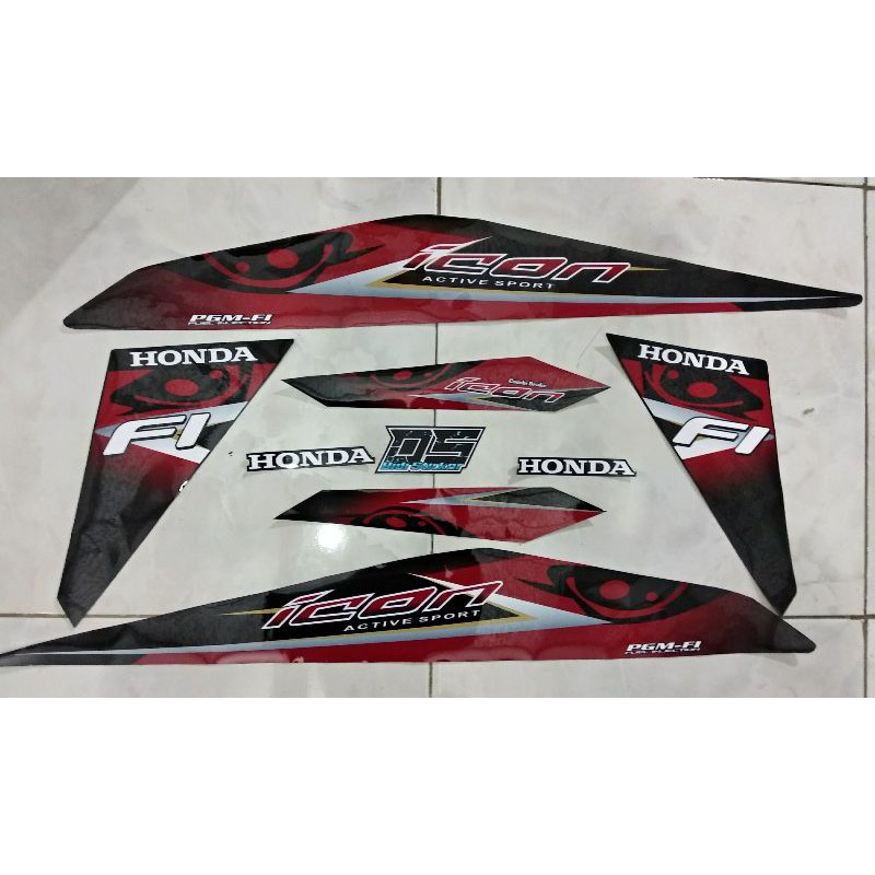 Jual c81 dekal motor beat fi repsol honda decal stiker sticker striping ful . Striping Icon Harga Terbaik Aksesoris Sepeda Motor Otomotif Oktober 2021 Shopee Indonesia