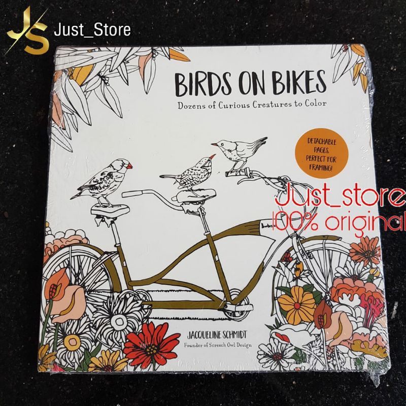 A coloring book from cdc’s injury center. Birds On Bikes Adult Coloring Book Import Shopee Indonesia