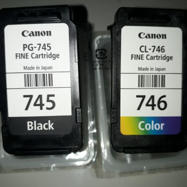 Tinta refill isi ulang printer canon cartridge 745 745s 746 746s small. Cartridge Canon Pg 745 Black Cl 746 Color Kosongan Tinta Kosong Habis Shopee Indonesia