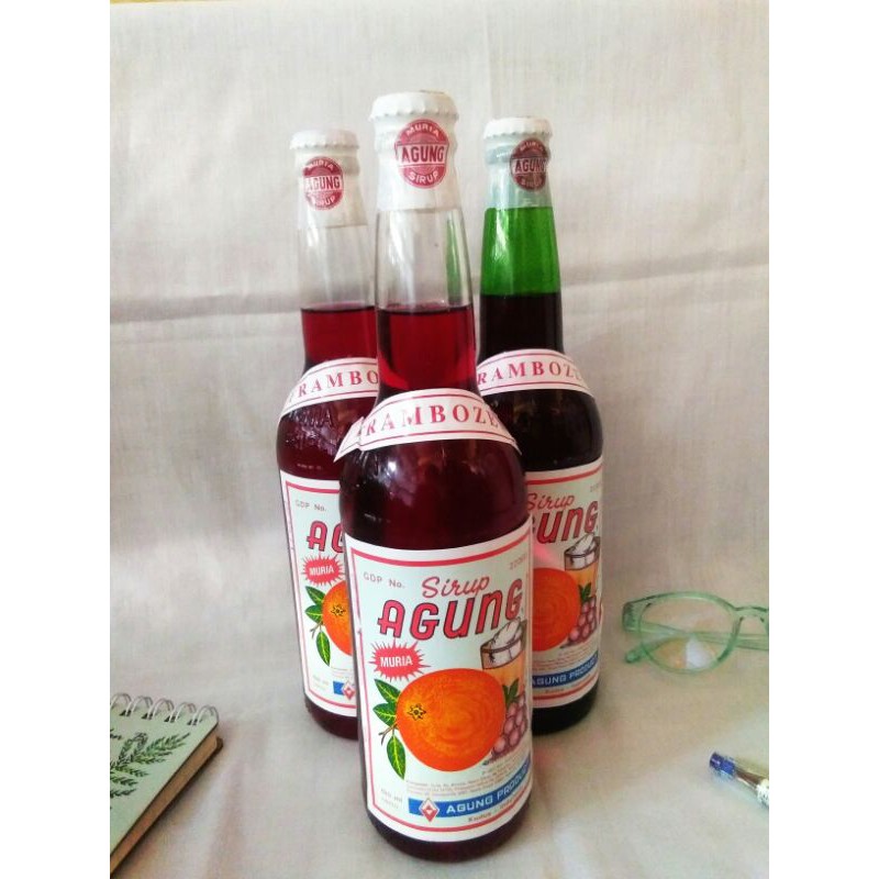 Sirup Agung rasa Frambozen netto 600 ml | Shopee Indonesia