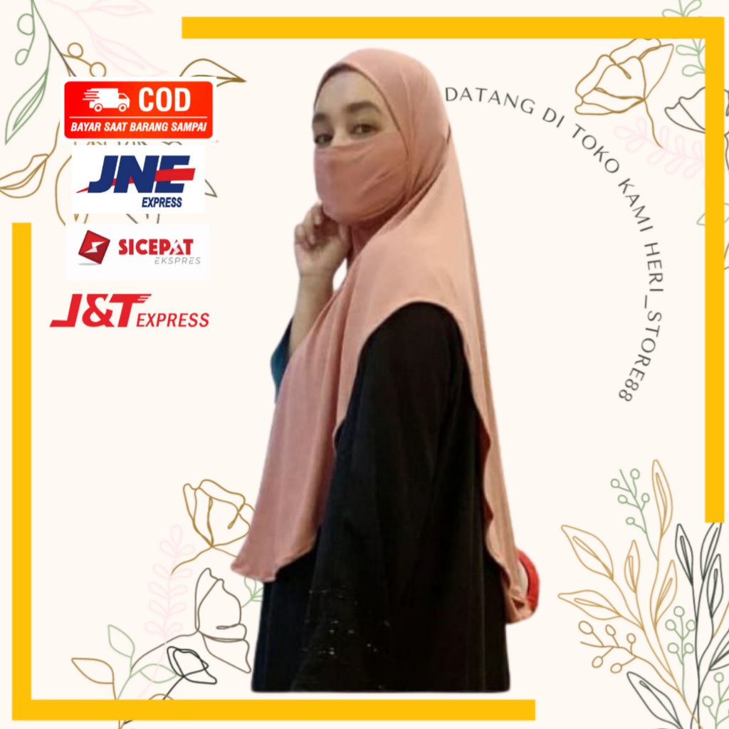 Diskon menarik & gratis ongkir. Hijab Instan Jilbab Instan Terbaru Niqab Syafaluma Cadar Anti Co Shopee Indonesia