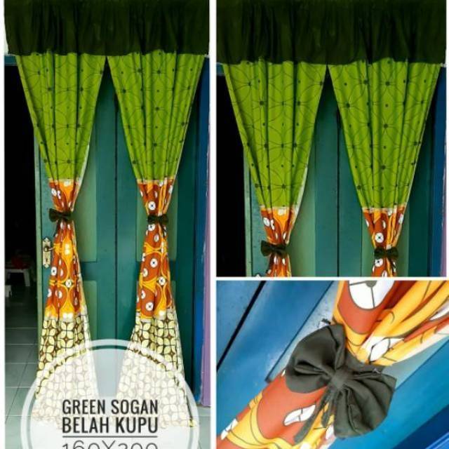 Cara membuat gorden kupu kupu | model gorden kupu kupu minimalis. Gorden Belah Kupu Murah Motif Dewasa Bunga Shopee Indonesia