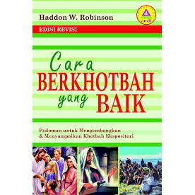 BUKU ROHANI CARA BERKHOTBAH YANG BAIK | Shopee Indonesia