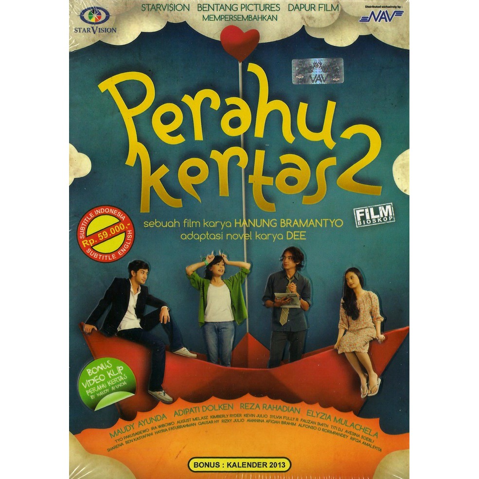 Promo Perahu Kertas 2 DVD Original | Shopee Indonesia