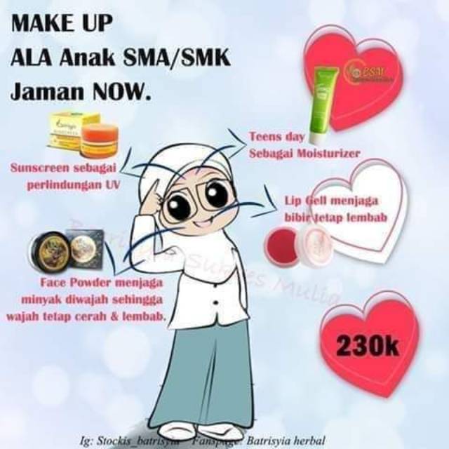 Remaja jaman now , anak sekolah menengan atas jaman now pada umum sudah akil berdandan lantaran sudah banyak tutorial makeup . Make Up Ala Anak Sekolah Shopee Indonesia
