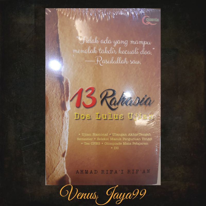 Tidak ada kemudahan kecuali apa yang engkau . Buku 13 Rahasia Doa Lulus Ujian Shopee Indonesia