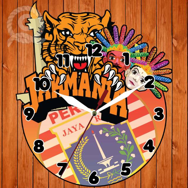 Persija vs persib di sugbk macan kemayoran harap dukungan . Jam Dinding Kayu Mdf Jakmania Persija Jakarta Keren Shopee Indonesia