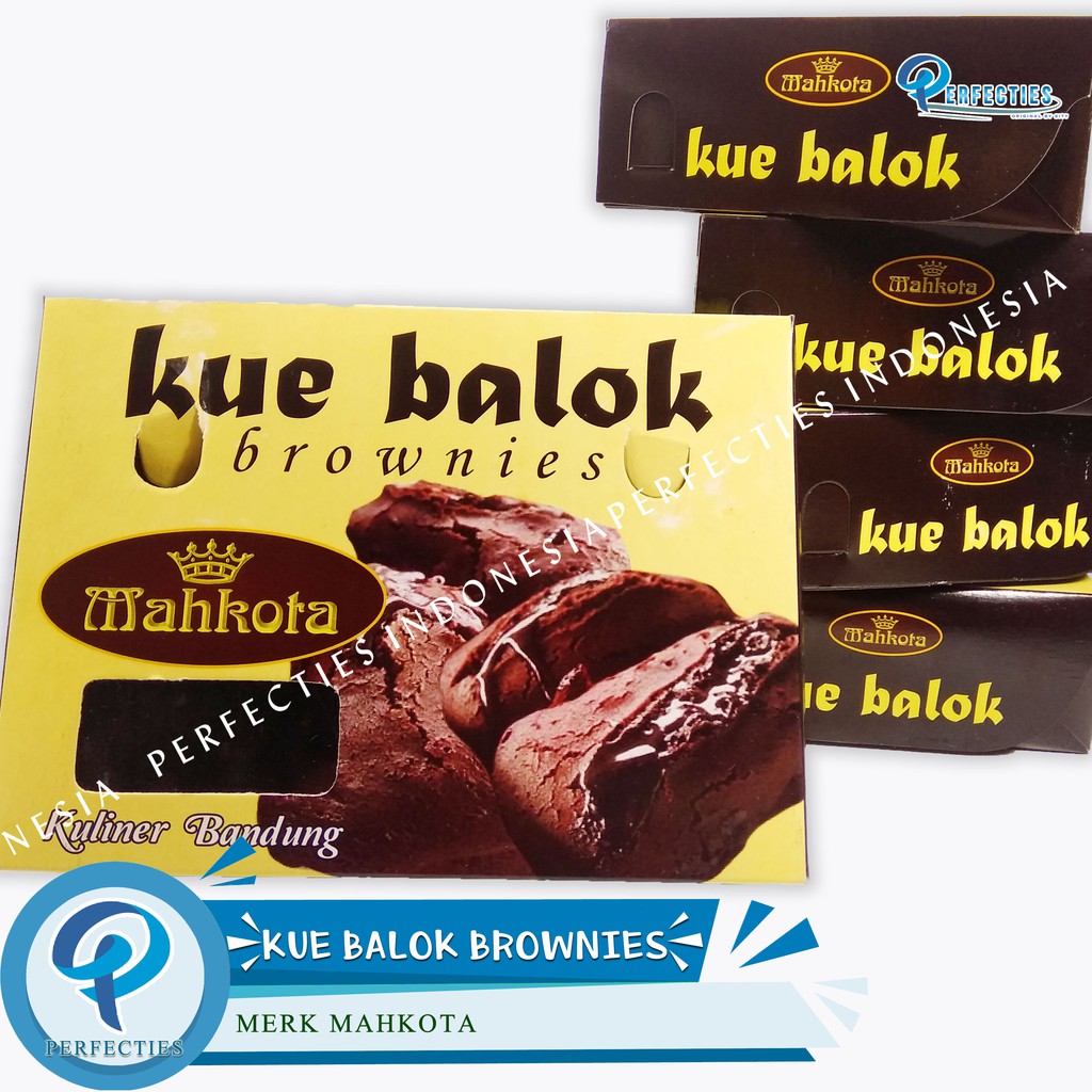 Kue balok brownies mahkota · 4. Jual Kue Balok Brownies Bandung Kue Balok Lumer Coklat Meleleh Mahkota Kiraden Indonesia Shopee Indonesia