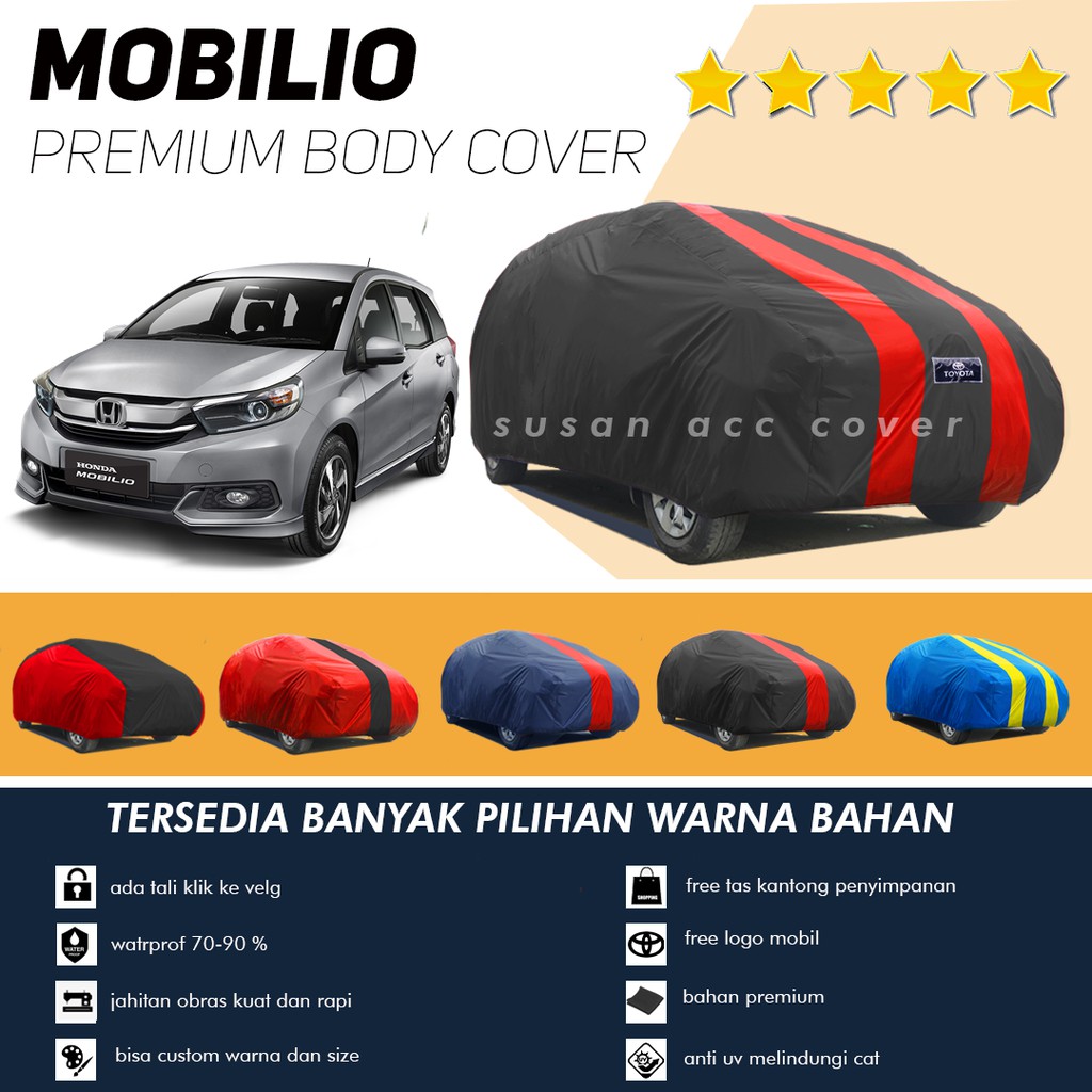 Jual Sarung Mobil Mobilio/Honda Mobilio/Mobilio rs/Mobilio mata sipit/ mobilio prestige/mobilio e cvt Indonesia|Shopee Indonesia