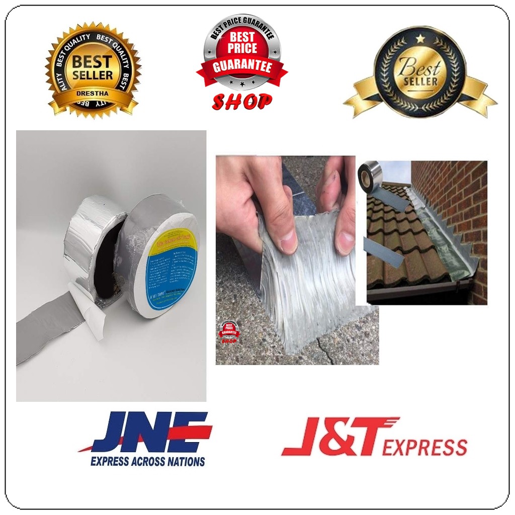 Sebenarnya cara menambal atap dak beton bocor cukup mudah. Hoki Tape Penambal Atap Rumah Yang Bocor Beli 1 Gratis 1 Shopee Indonesia