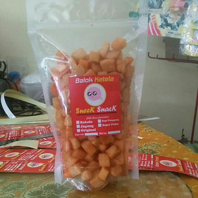 Sneek snack balok ketela | Shopee Indonesia