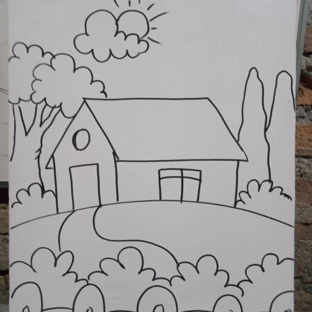 Jual Kanvas Gambar Sketsa Indonesia|Shopee Indonesia 640_X_640_jpg
