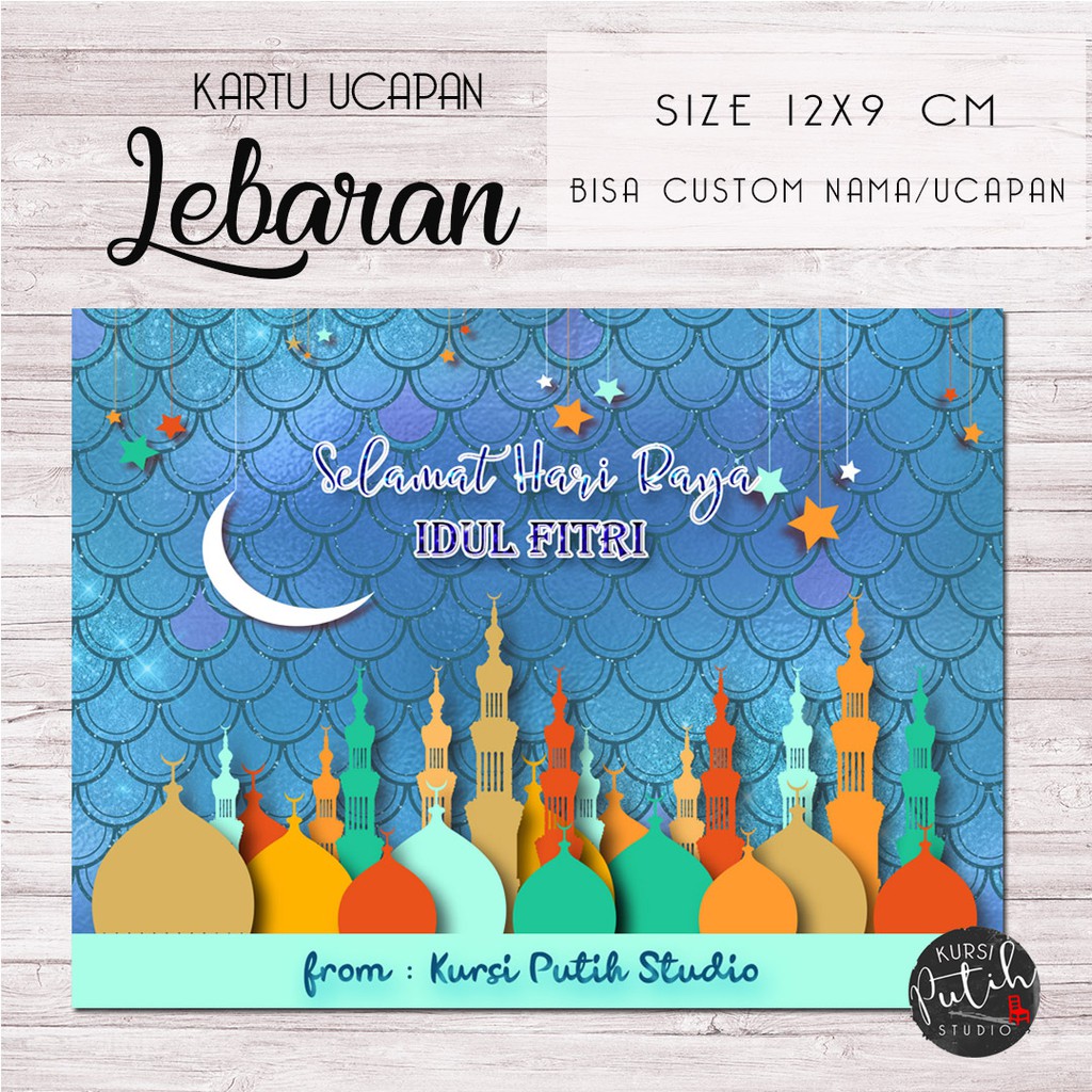 Jual Kartu Lebaran / Kartu Ucapan / Kartu Idul Fitri Motif Mesjid Tanpa Amplop Indonesia|Shopee Indonesia 1024_X_1024_jpg