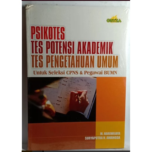 Hariwijaya suryaputra n.awangga sinopsis ada di foto sampul belakang buku baru masih bersegel ya kak' . Psikotes Tes Potensi Akademik Tes Pengetahuan Umum Untuk Seleksi Cpns Dan Pegawai Bumn M Hariwijay Shopee Indonesia