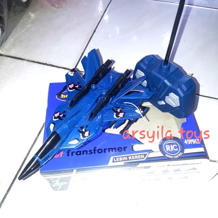 mainan remot control pesawat jet berubah robot tranformer w794 | Shopee  Indonesia