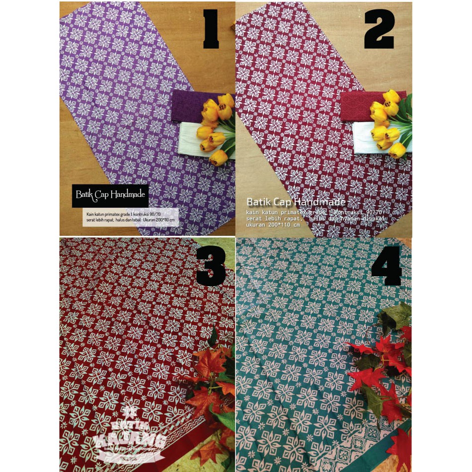 batik cap kawung ninja dan embos | Shopee Indonesia