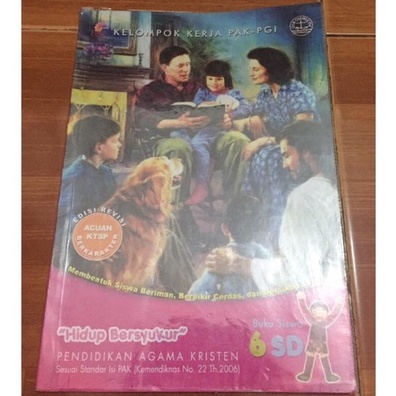 Buku Pelajaran Agama Kristen &ldquo;Hidup Bersyukur&rdquo; kelas 6 | Shopee Indonesia