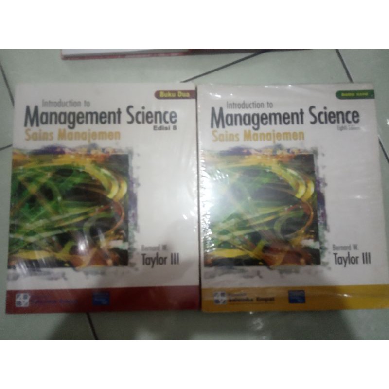 BUKU MANAGEMENT SCIENCE. BUKU SATU-BUKU DUA | Shopee Indonesia