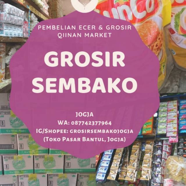 Warung ini berkonsep untuk memudahkan pelanggan untuk berbelanja tanpa harus meninggalkan lokasi dimanapun pelanggan berada, baik yang sedang di kantor, rumah, penginapan, hotel, sekolah atau dimanapun berada. Toko Online Grosirsembakojogja Shopee Indonesia