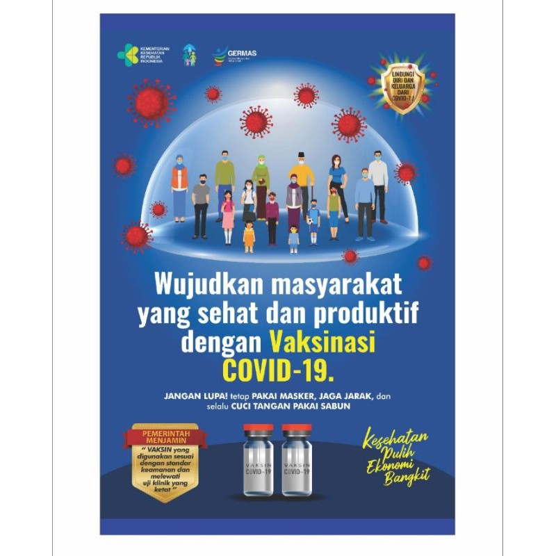 Poster Vaksinasi Covid 19 | Shopee Indonesia